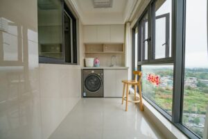 Zo maak je een strakke washoek met een kast boven de wasmachine